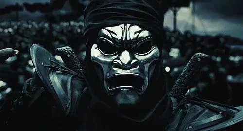 Imortais Representação dos Imortais Persas no filme 300