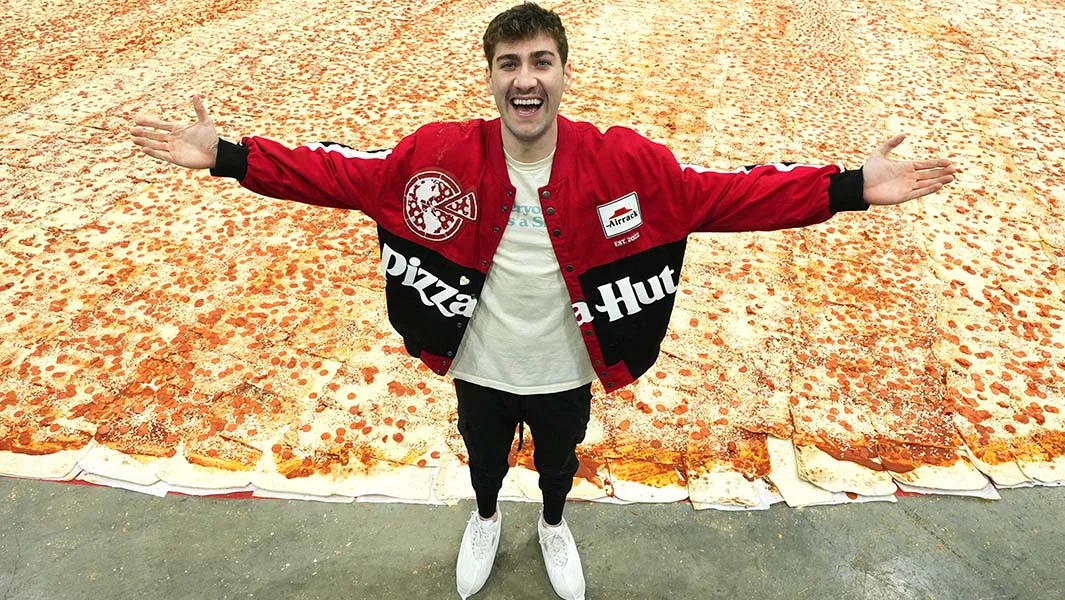 A maior pizza do mundo: um recorde que dá água na boca