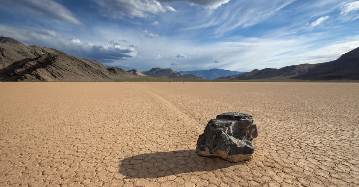 O mistério das pedras móveis do Vale da Morte