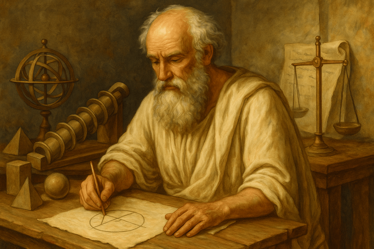 A ciência de Arquimedes: invenções à frente do tempo