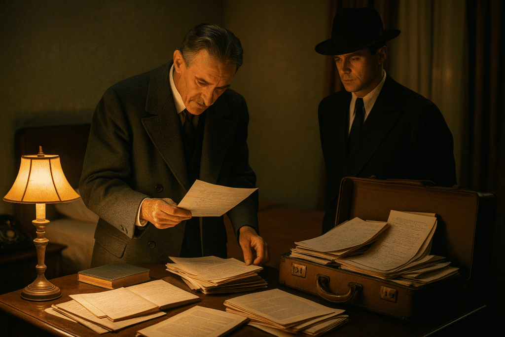Agentes inspecionam documentos confidenciais de Tesla Agentes inspecionam documentos confidenciais de Tesla