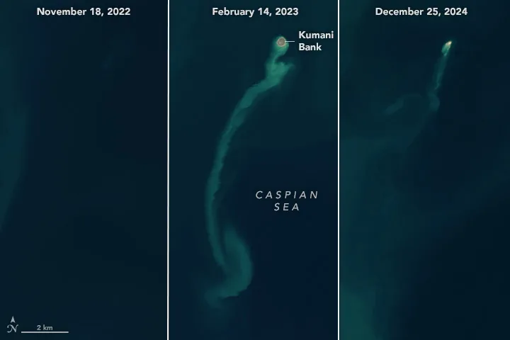 Satélites encontram ilhas-fastama