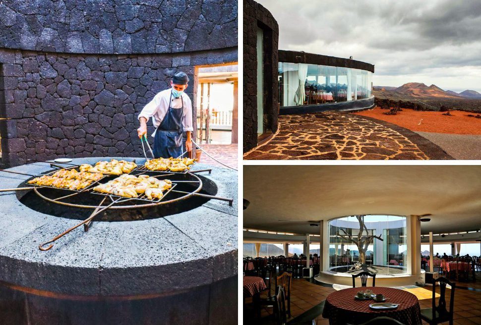 Restaurante em vulcão ativo: El Diablo Restaurante em vulcão ativo: El Diablo