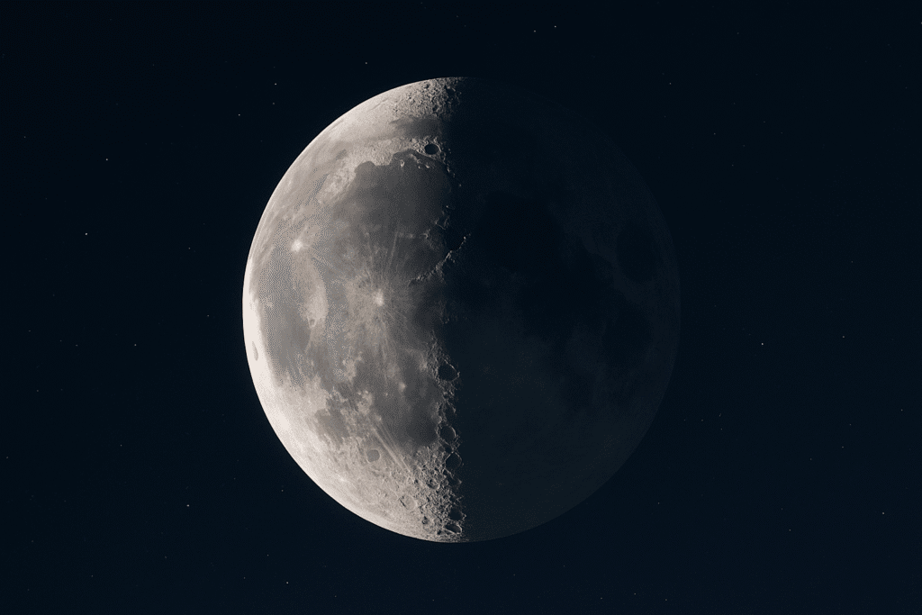 Lua minguante Fases da lua: crescente