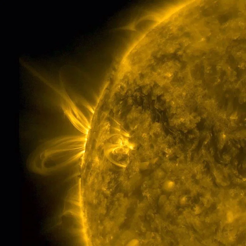 O plasma encontrado no sol - Fonte: NASA O plasma encontrado no sol - Fonte: NASA