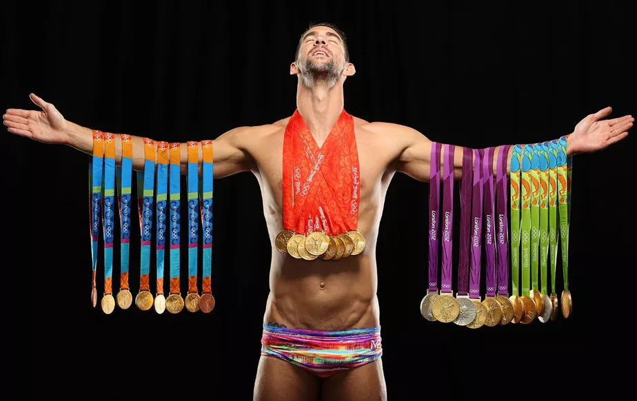 Michael Phelps, a lenda da natação Michael Phelps, a lenda da natação