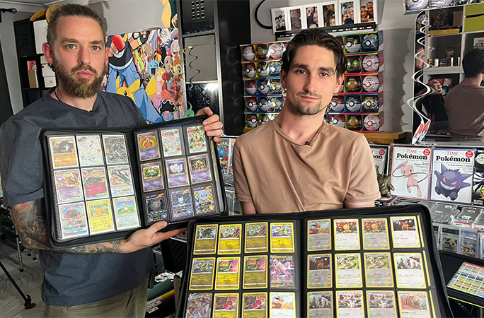 Donos da maior coleção de cartas Pokémon do mundo Donos da maior coleção de cartas Pokémon do mundo