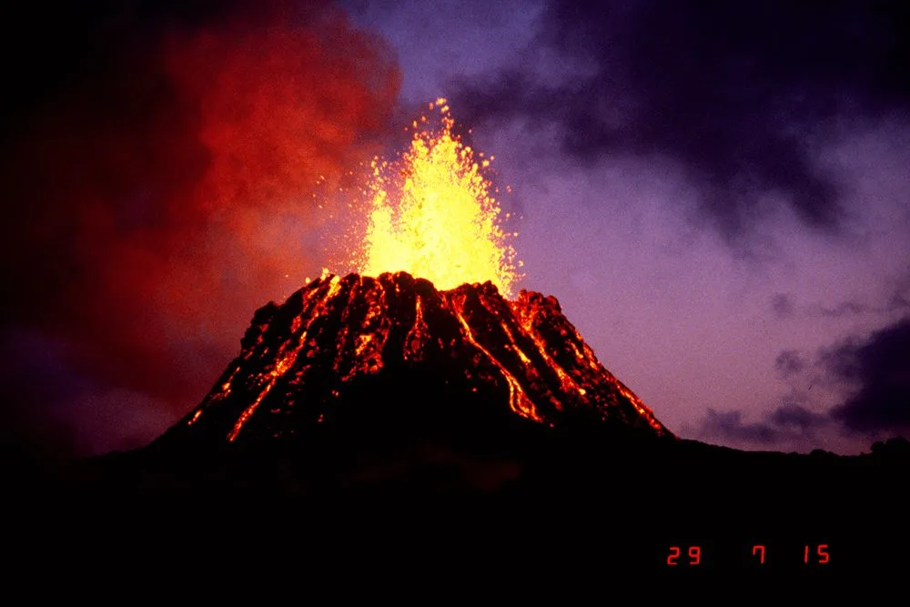 Kīlauea figura entre os vulcões mais ativos